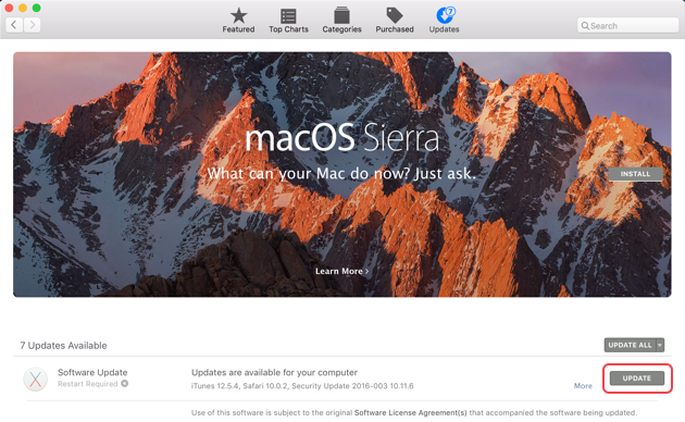 Mac High Sierra Update Download